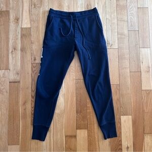 Rsvp Gallery Mens Dark Blue Sweatpants Joggers Drawstring Cotton Size Medium